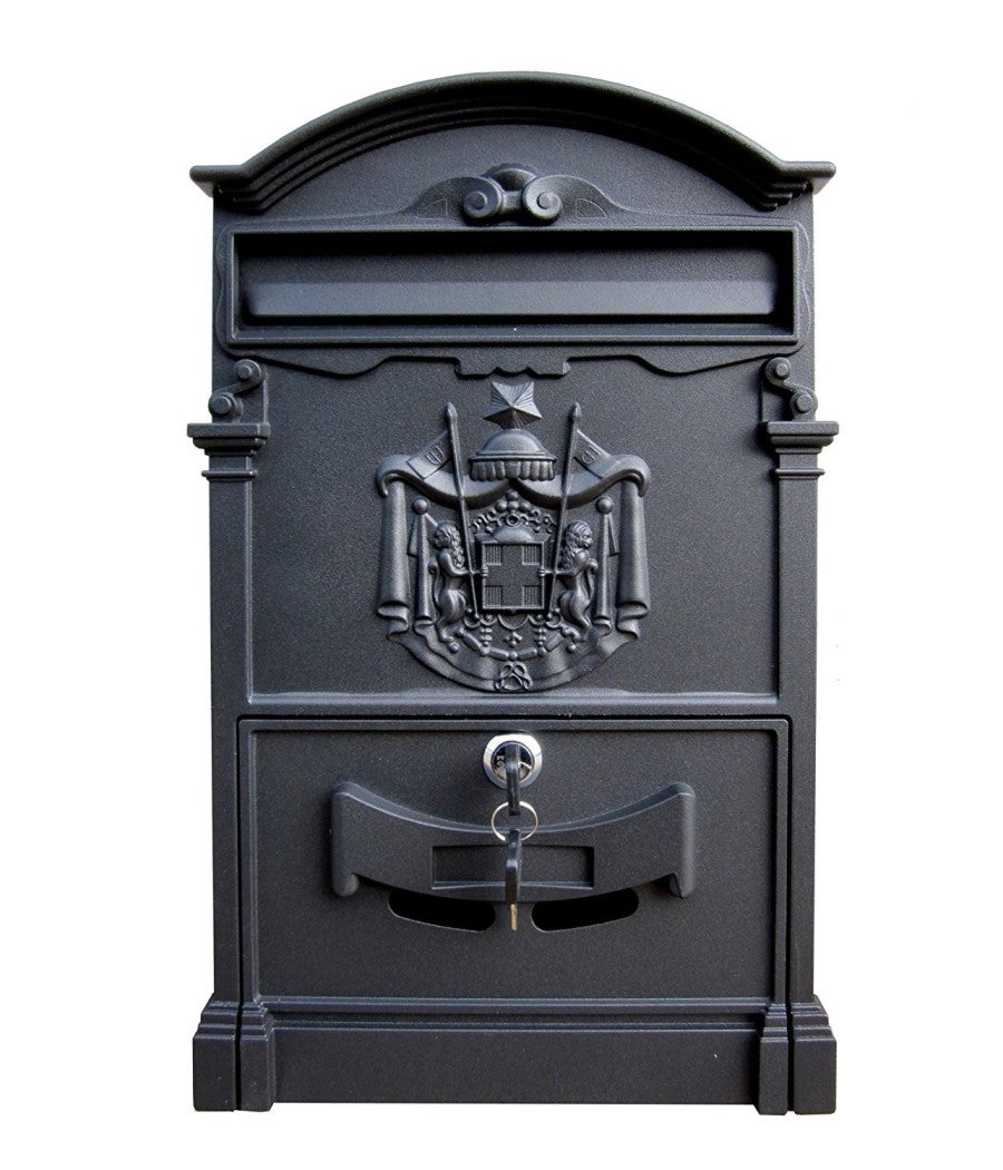 Trade Shop - Cassetta Posta Postale Buca Per Lettere In Alluminio Vari Colori Portalettere - - 2