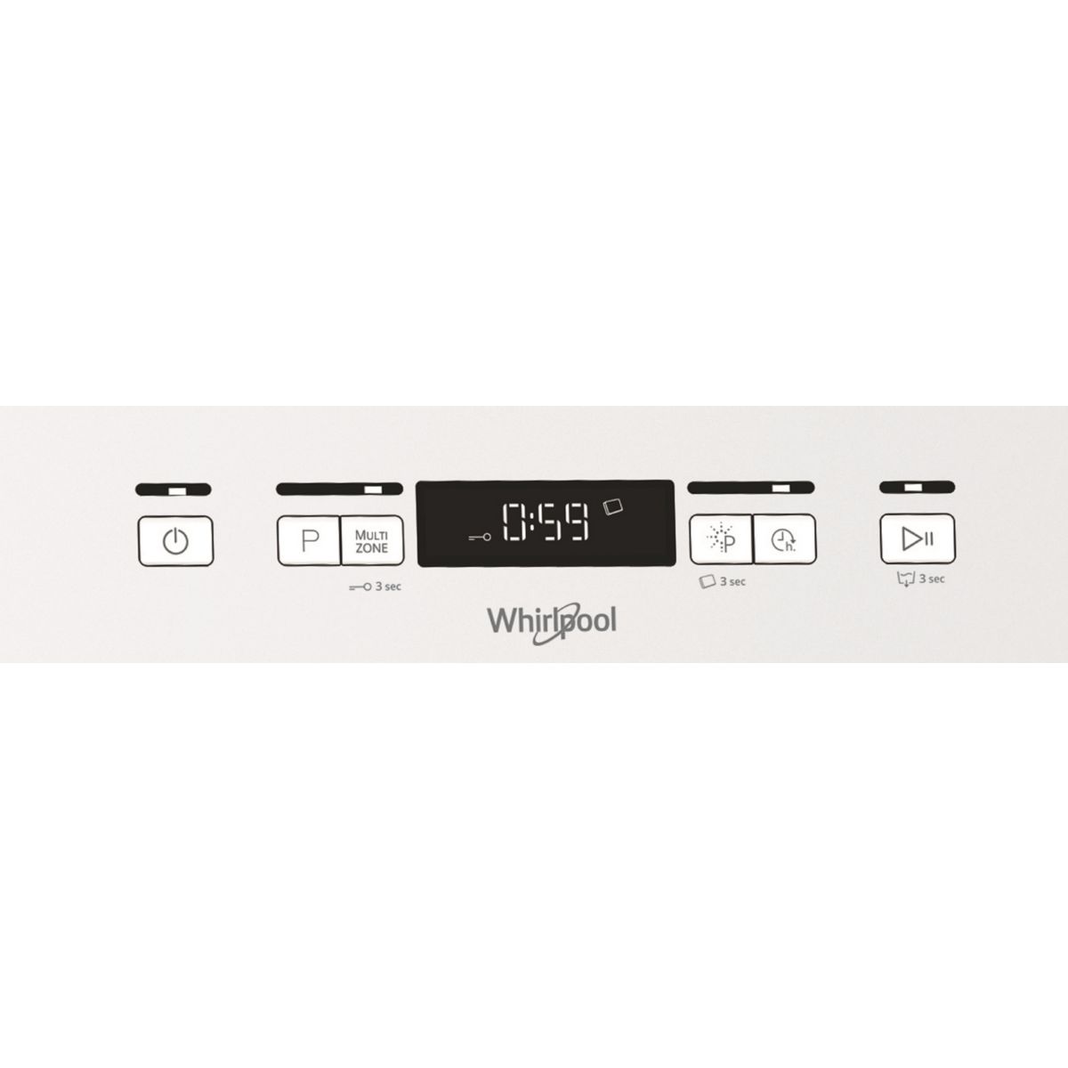 Lave vaisselle 60 cm WHIRLPOOL WFC3C26P Blanc - 7