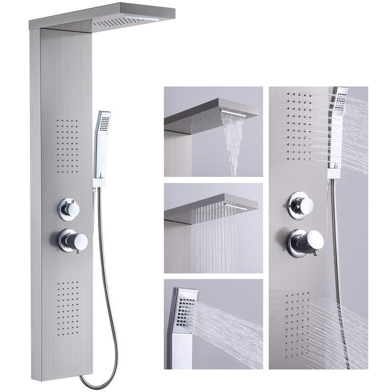 Panneau de douche système de tour de douche cascade Panneau de douche système de tour de douche cascade