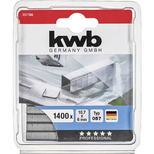 kwb 357-106 Staffe, tipo 057/357, filo piatto, acciaio, c-tip - 3