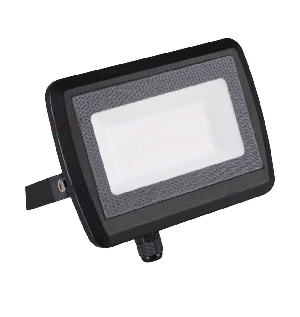 Naświetlacz halogen ANTEM LED 50W Neutralna biel 4000lm czarny wym:16x18,8x3,6cm IP65 Kanlux