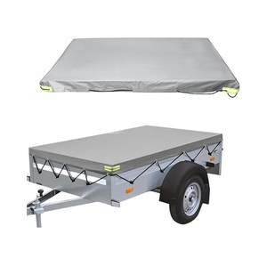 Bâche De Protection Pour Remorque - 214x122x13 Cm, Oxford PVC Imperméable, Avec Corde Et Sac De Rangement
