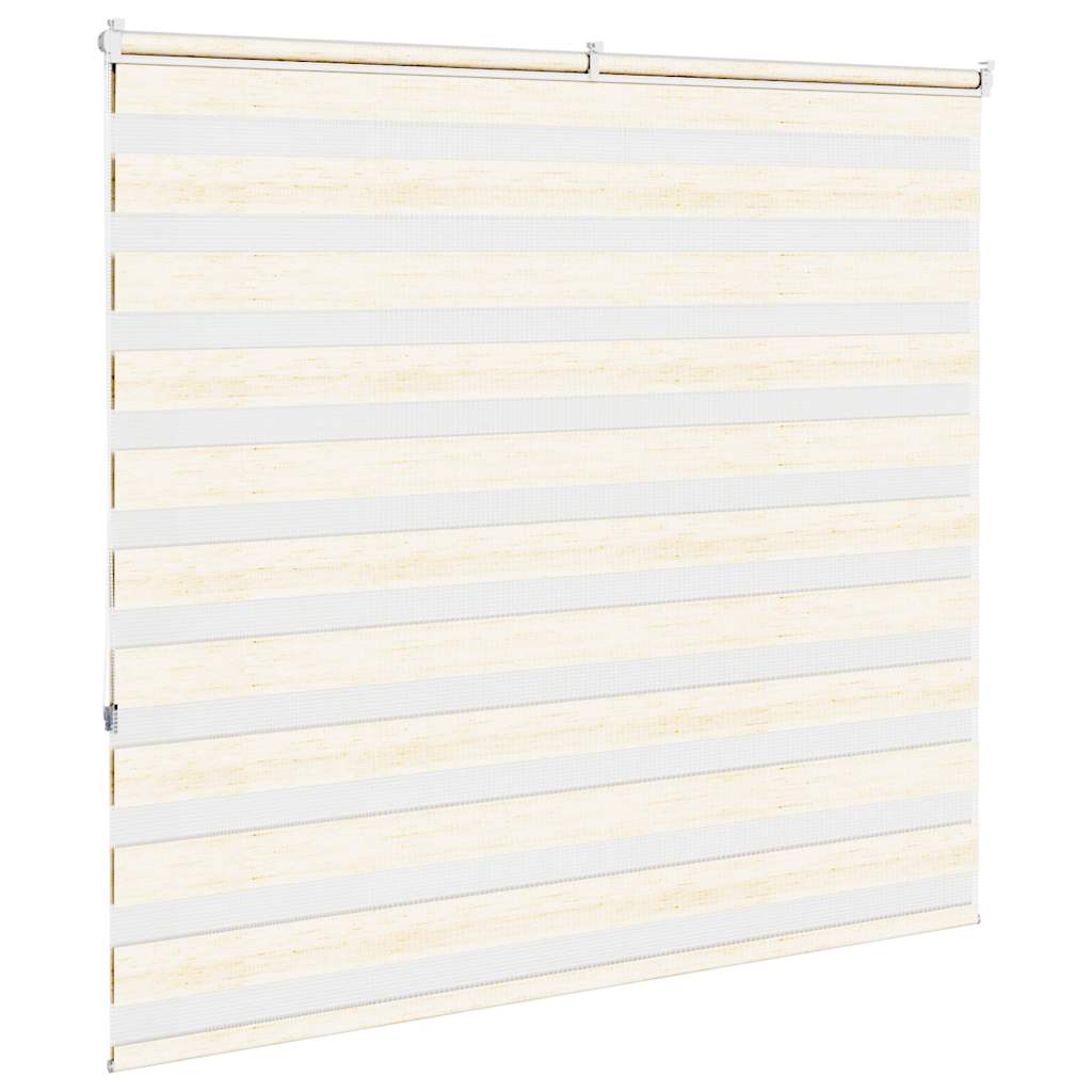 Estor cebra de tejido de poliéster beige mármol, ancho 150,9 cm - 4