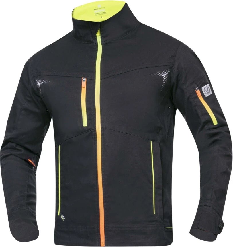 Chaqueta trabajo elástica hombre ARDON CREATRON - negro/neón - 4XL ...