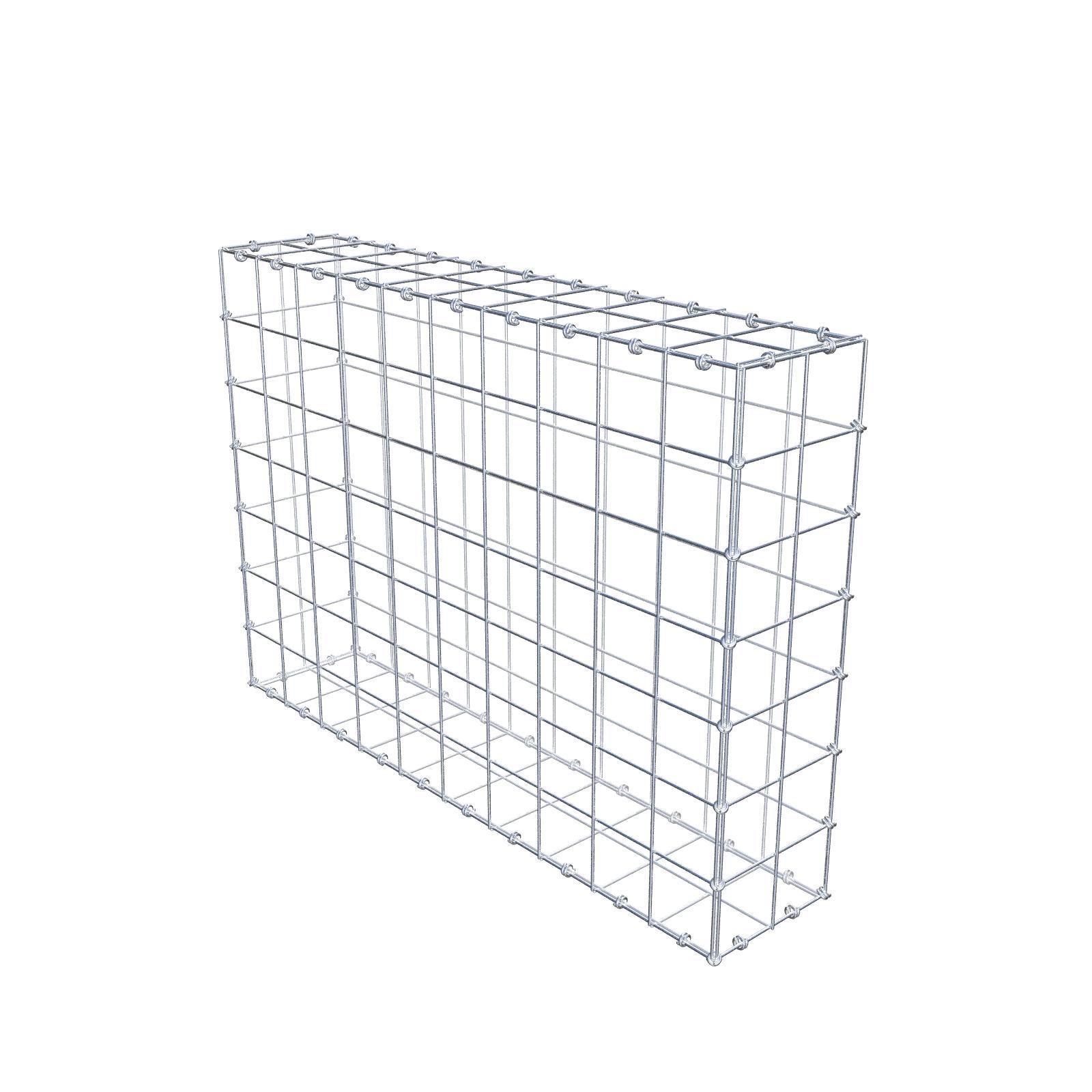 Gabion 100 cm x 70 cm x 20 cm (dł. x wys. x gł.), rozmiar oczek 10 x 10 cm, pierścień spiralny