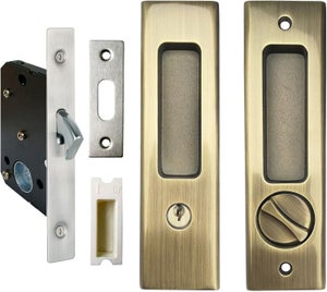 Serratura Tubolare A Mortasa Per Porte Interne – Regolabile 60/70 Mm, Ignifuga In Acciaio E Zinco
