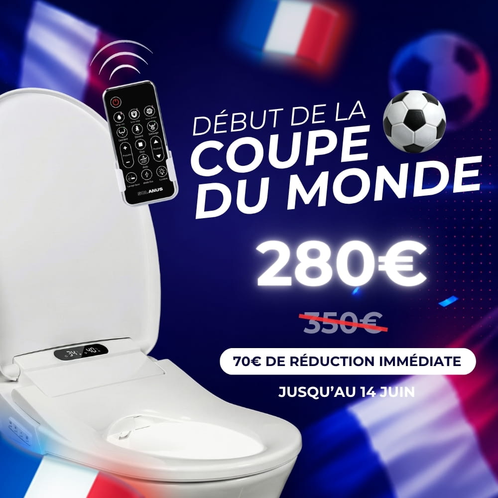 Abattant WC Japonais électrique Premium avec séchage et eau chaude (Forme O) – Siège et Cuvette Chauffants, Douchette Hygiénique – Marque Française - 2