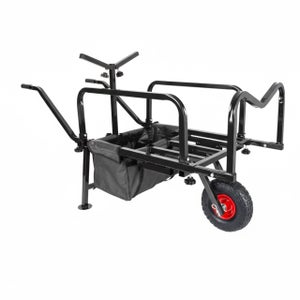 VEVOR Chariot Pêche Plage avec Support Canne à Pêche Roues Gonflables