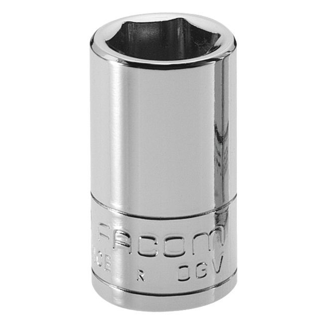 Douille FACOM 1/4" Longue 14mm - 6 Pans Métrique OGV - 5cm De Longueur - Qualité Professionnelle