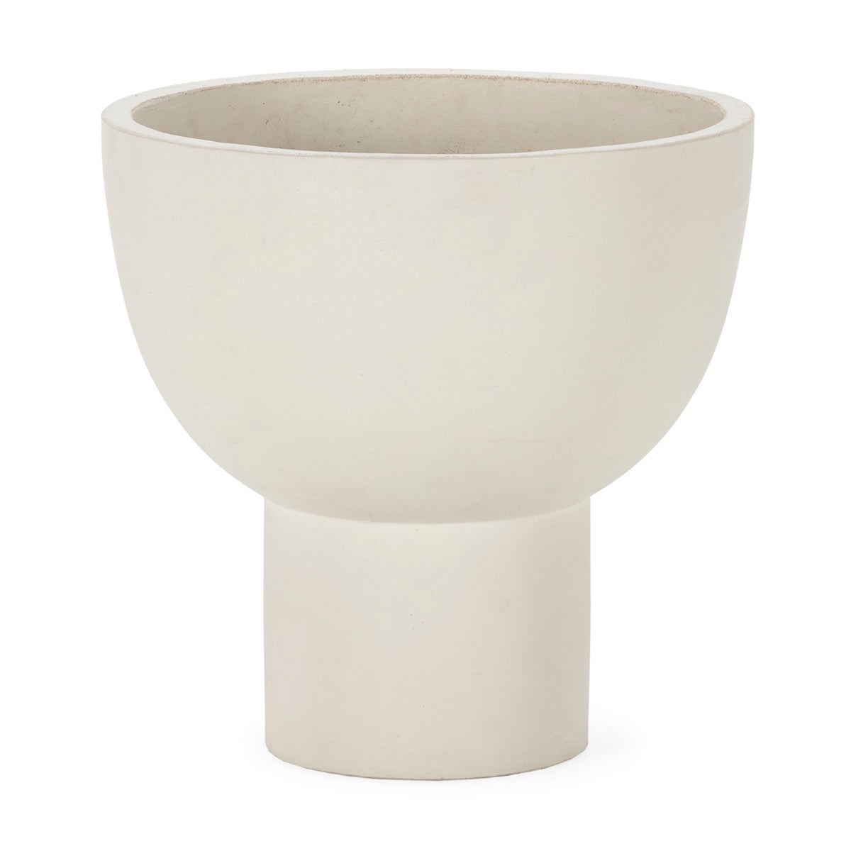 Macetero 60x60x60 cemento blanco