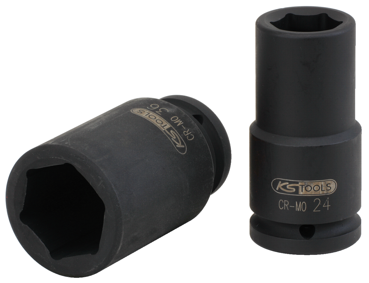 KS TOOLS Długi klucz nasadowy udarowy sześciokątny 3/4" 46 mm - 515.1446