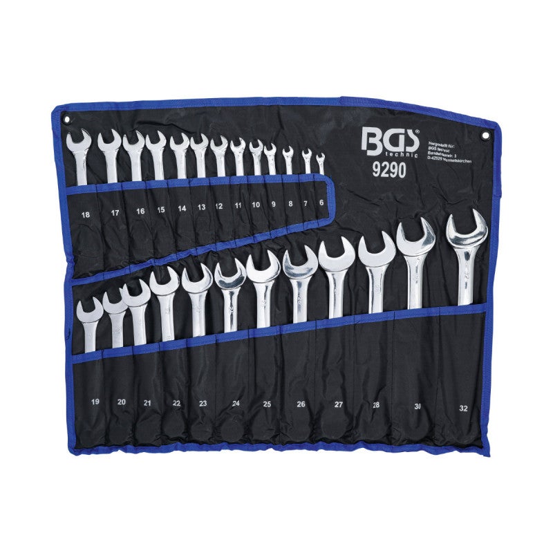 Jeu de clés mixtes BGS TECHNIC - 6 à 32 mm - 25 pcs - 9290 - 2