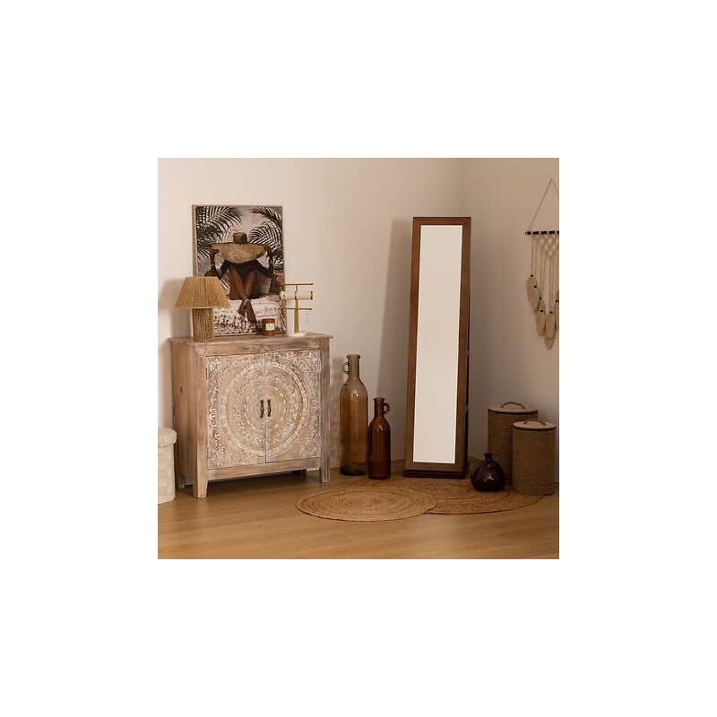 Tapis - jute - D80 cm - Atmosphera créateur d'intérieur - 5