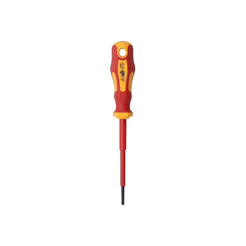 BGS Wkrętak VDE płaski 3 mm długość ostrza 75 mm - 4925