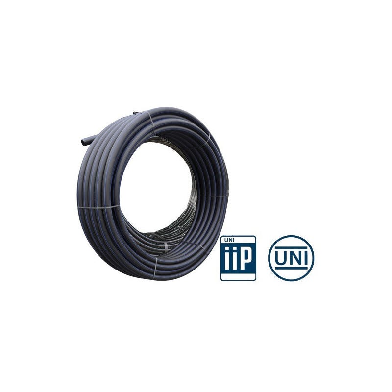 Tubo Polietilene PN4 Diametro 25 mm Rotolo 200 Mt per Irrigazione Giardino-Orto Bassa Densità Tubo Polietilene PN4 Diametro 25 mm Rotolo 200 Mt per Irrigazione Giardino-Orto Bassa Densità