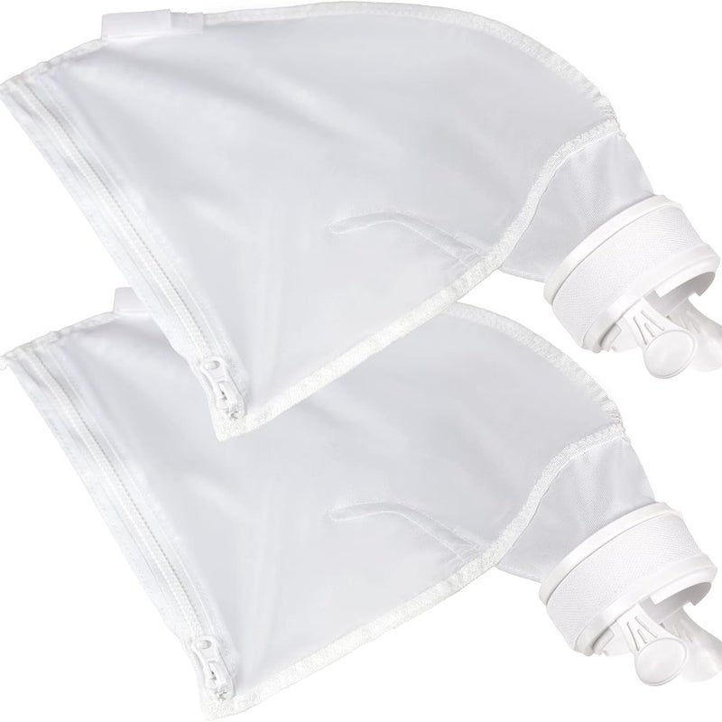 Torba na odkurzacz basenowy, zamienna nylonowa torba z zamkiem błyskawicznym do części odkurzacza basenowego Polaris 280 i 480 (2 szt.)