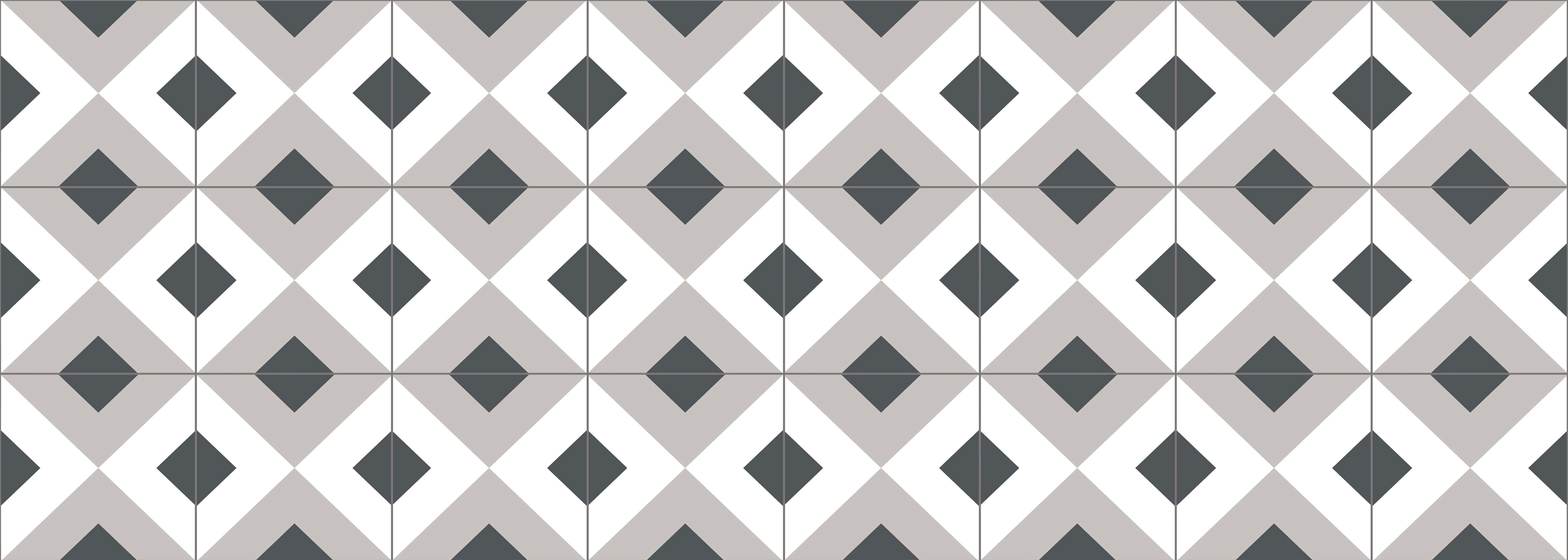 Dywan winylowy Pascal 50x140 cm - antypoślizgowy dywan z PVC do kuchni lub salonu, zmywalny, geometryczny styl