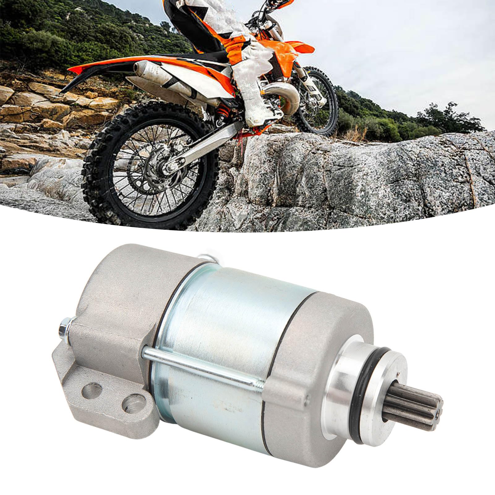 Démarreur électrique 12V Pour Moto KTM 200/250/300 EXC – Numéro Référence 55140001100 – Compatible 2008-2015 – Haute Puissance