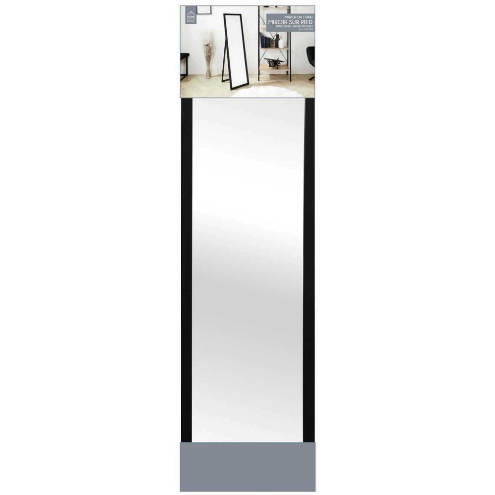 Miroir - Home Deco Factory - Sur Pied - Noir - H124 X L35 X P3 Cm - 7