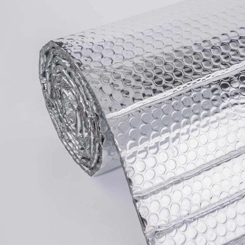 ZAEWRY Rouleau Isolant 0,6×5m Film Aluminium à Bulles Réfléchissant, Isolation Thermique Fenêtres et Toit Véhicule, Barrière Radiative, Protection UV - 8