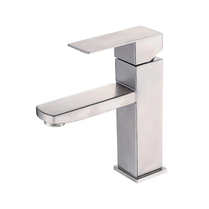 Bateria łazienkowa ze stali nierdzewnej 304, kran do wody ciepłej i zimnej, kran do zlewu