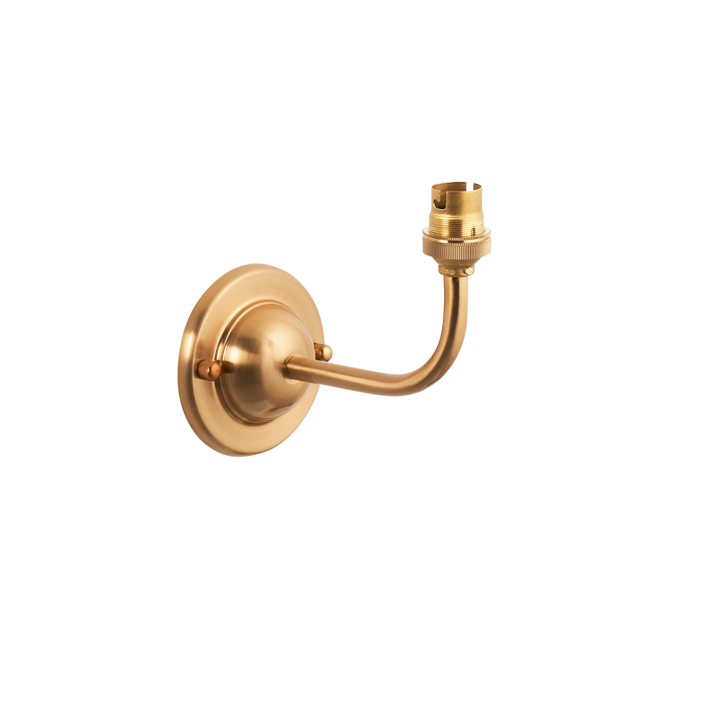 Kinkiet DOME ARC mosiężny szczotkowany 1xB22x60W metal wym:16x10x15,8cm IP20 Endon