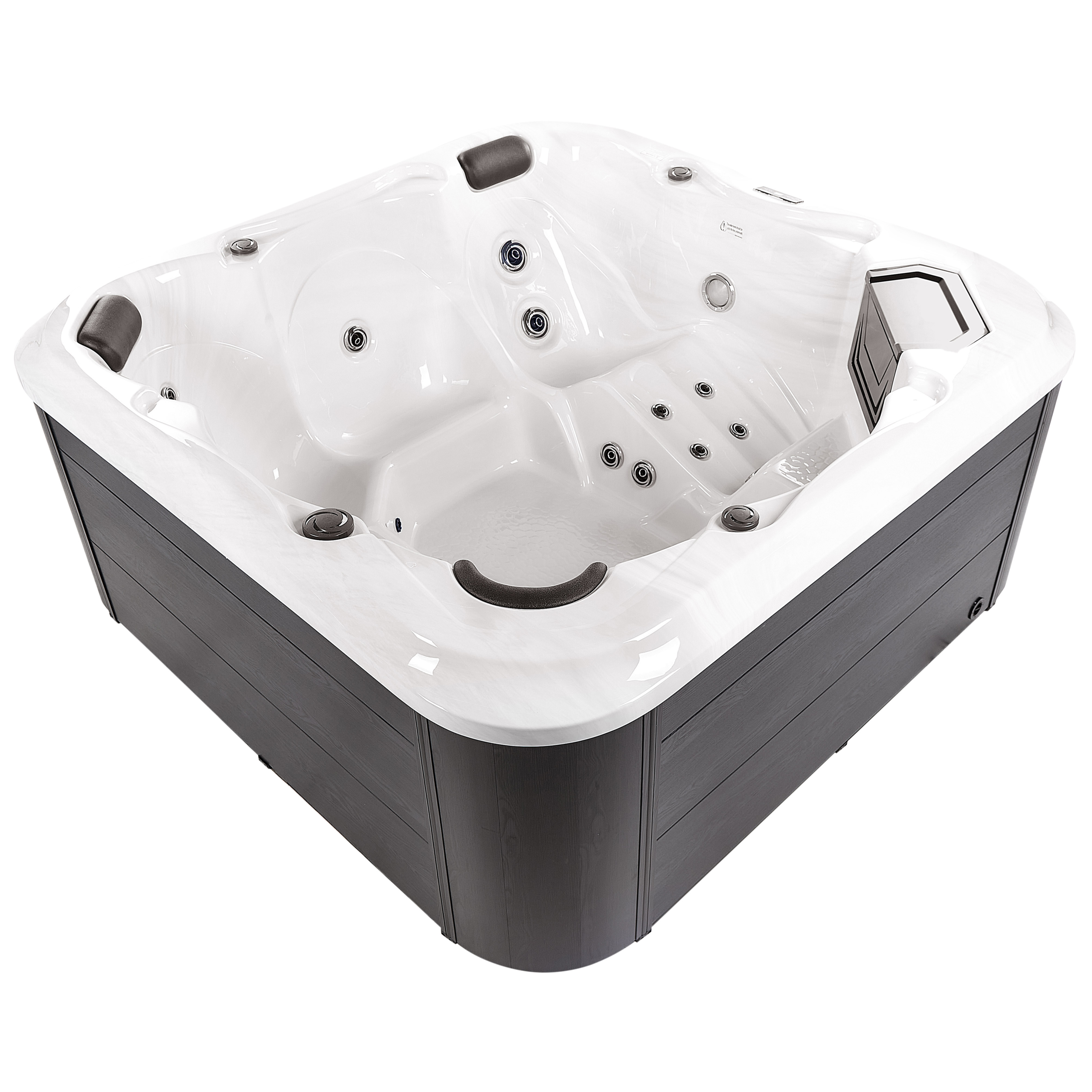 Jacuzzi exterior cu LED TULAROSA Alb