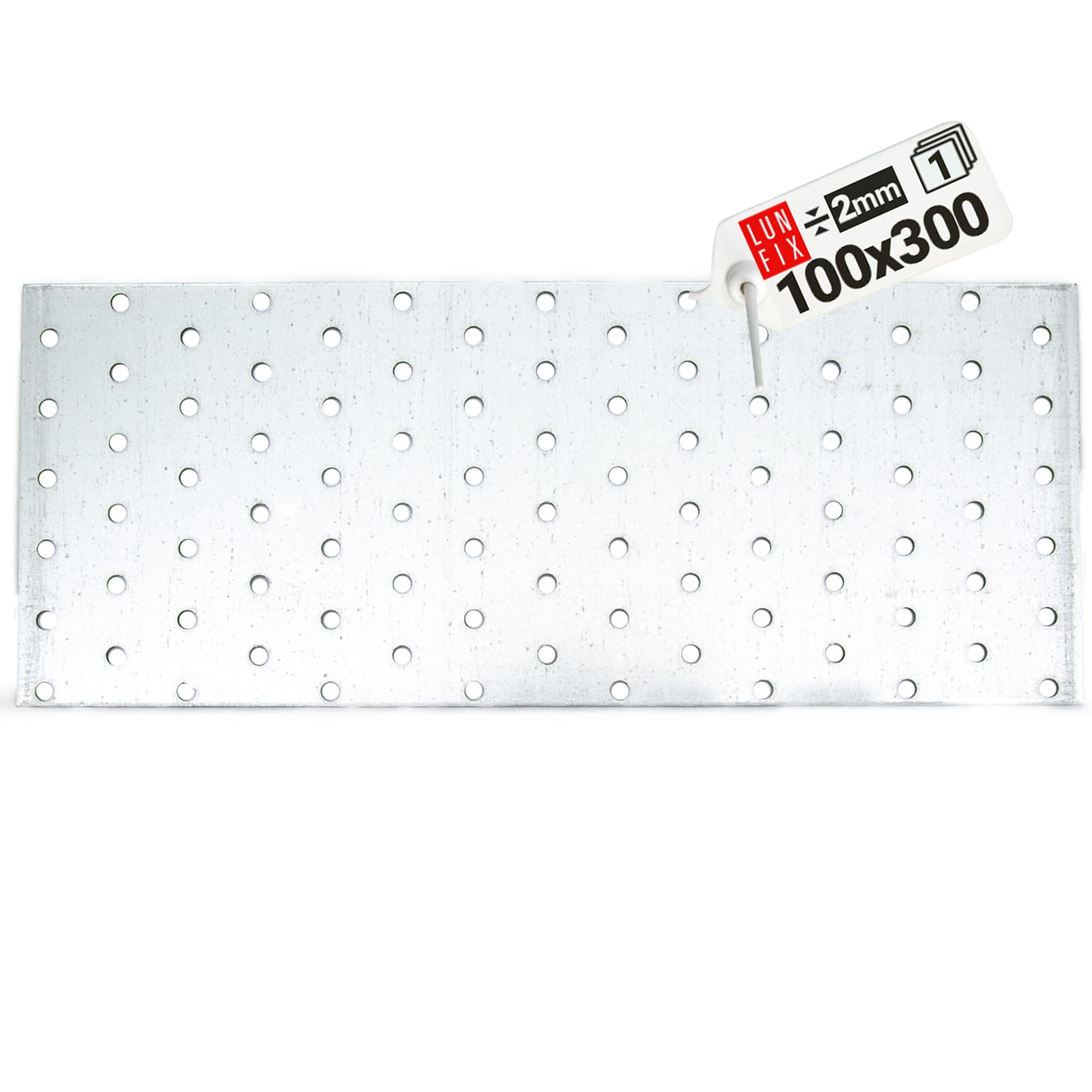 Płytka perforowana 100x300x2 mm 1szt.