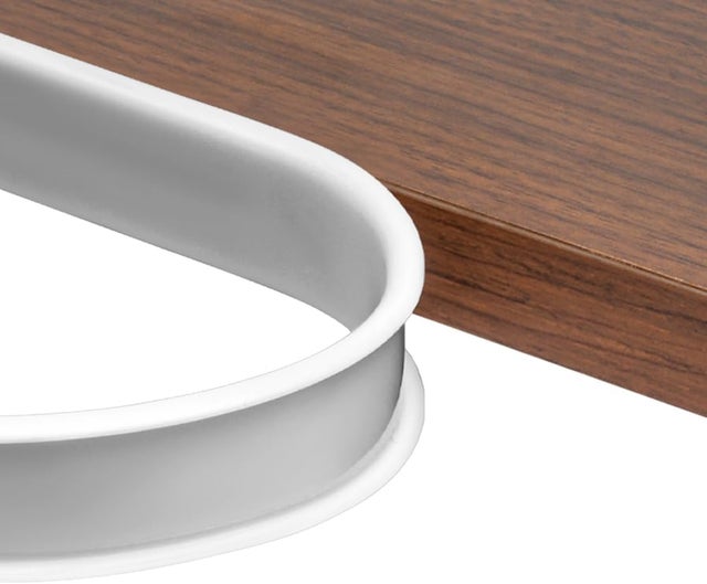 (Blanco) Tira de borde en forma de U de 5 m x 18 mm, protector de esquinas flexible de PVC para bebés, tira protectora autoadhesiva para muebles, tira
