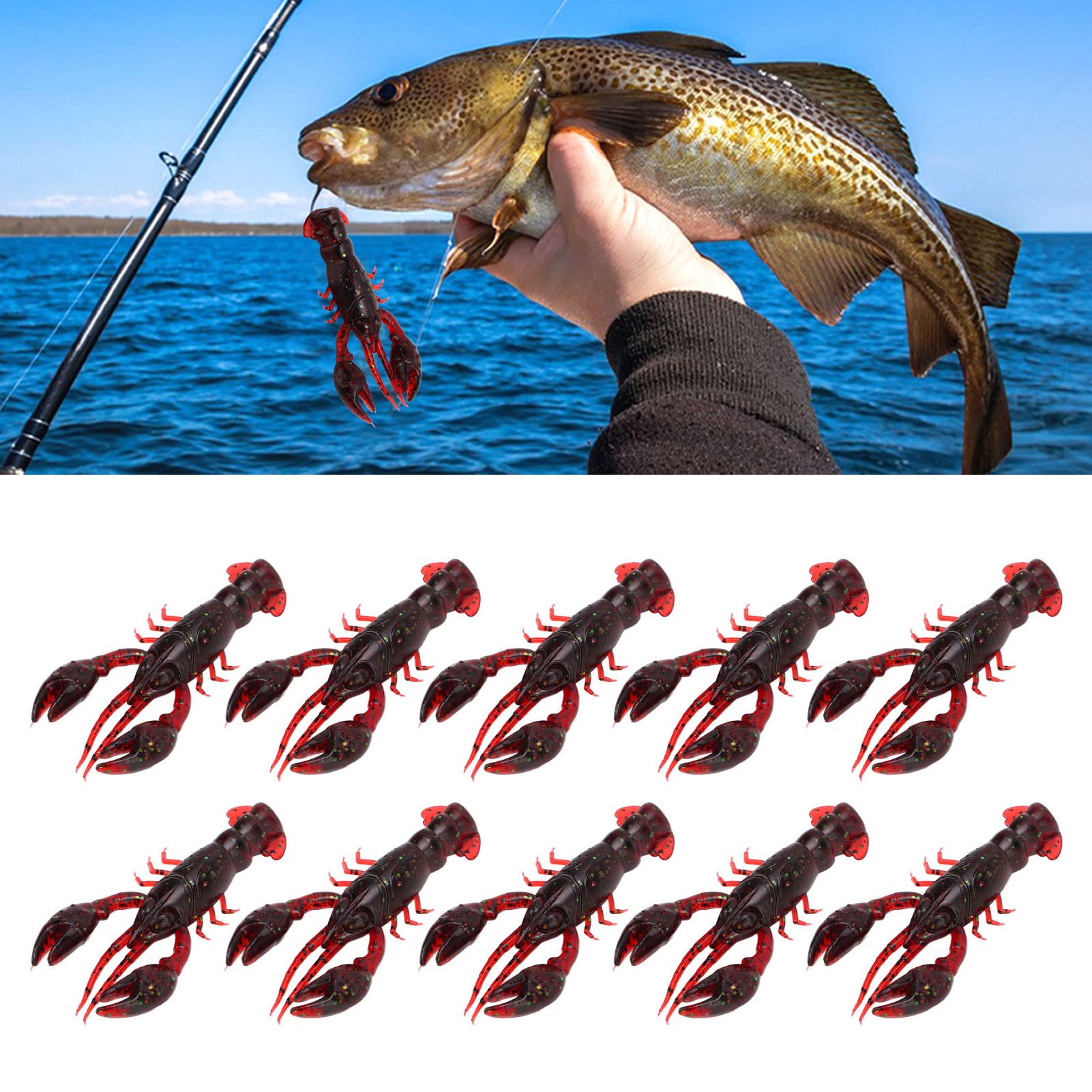 Set Di 4 Aghi Per Esche Da Pesca In Acciaio Inox – Attrezzo Per Innescare Carpe, Trapano Portatile, Impugnatura Antiscivolo - 2