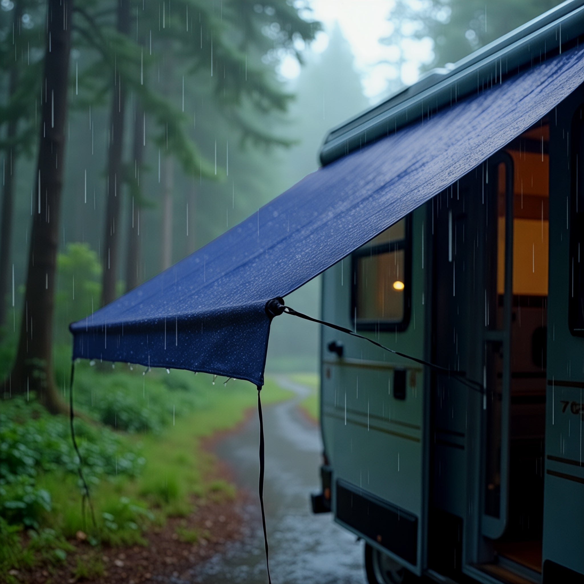 Wiltec Telone occhiellato blu 2 x 3 m resistente alle intemperie e a raggi UV, impermeabile, robusto telo di protezione in poliestere 650 g/m² con - 8