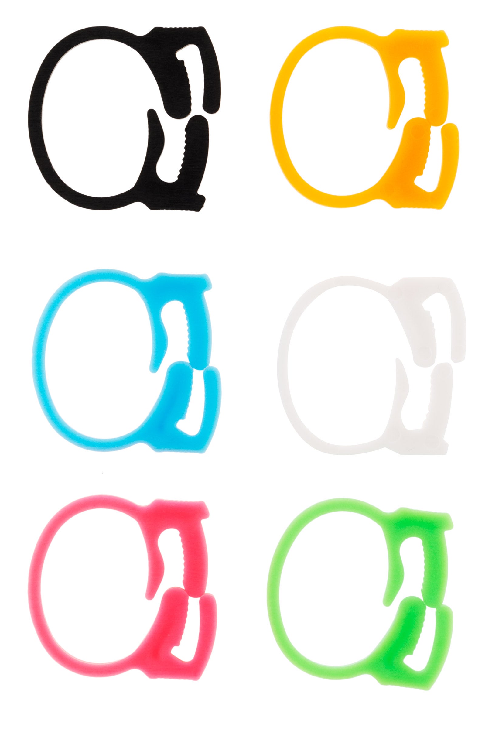 Lot de 6 clips pour cordons et câbles - Zenitech - 2