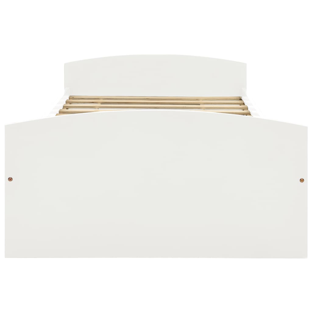 Cadre de lit avec 2 tiroirs sans matelas blanc 90 x 200 cm - 3