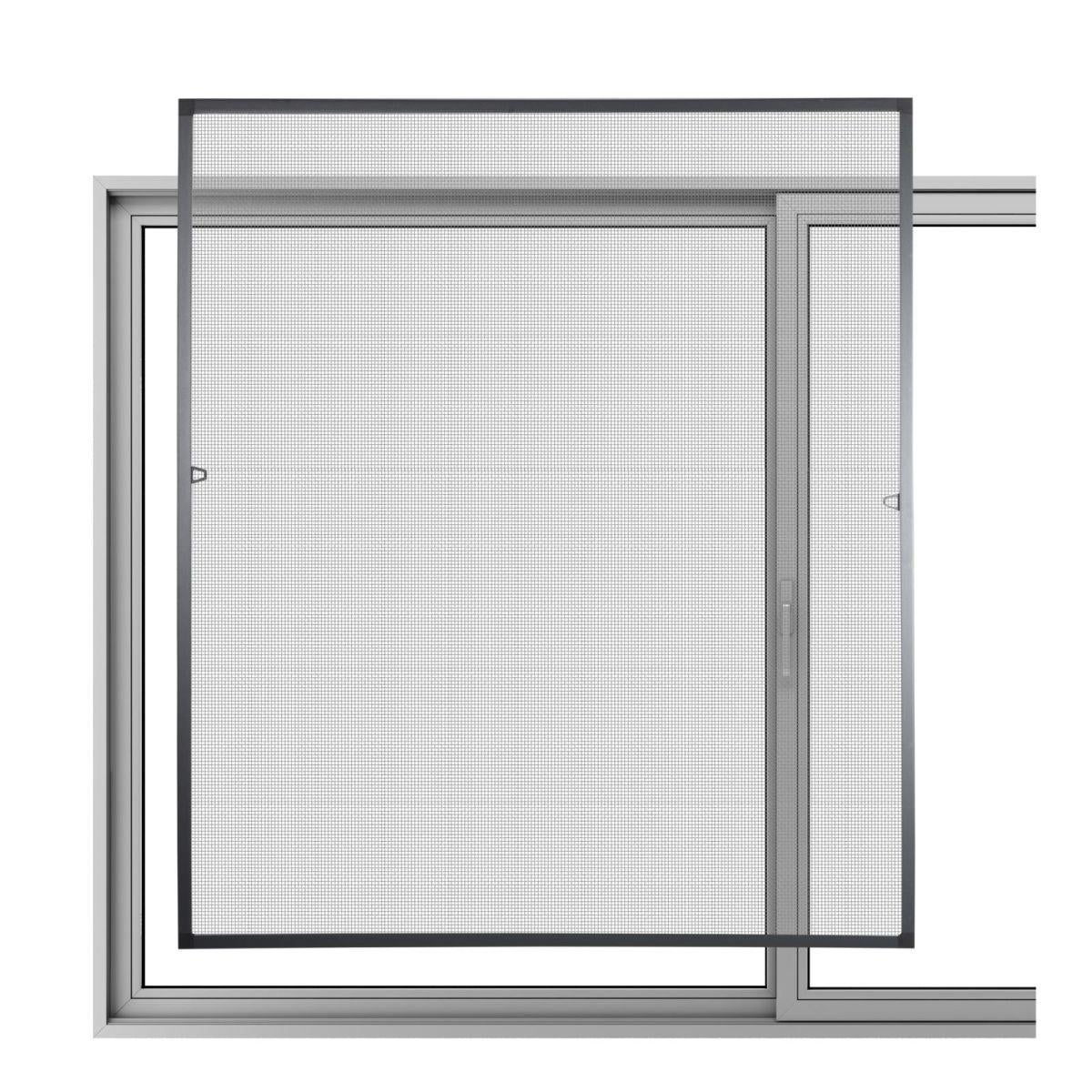 Mosquitera de ventana gris 150x130 cm - 6