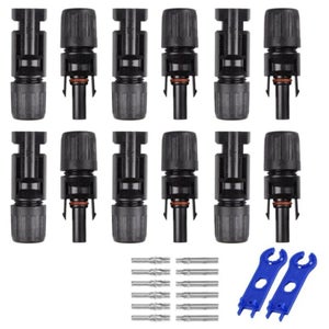 sourcing map 4mm Mâle et Femelle Banane Fiche Haut-Parleur Bouchon Câble Connecteurs Doré Jack Connecteur 10Paires