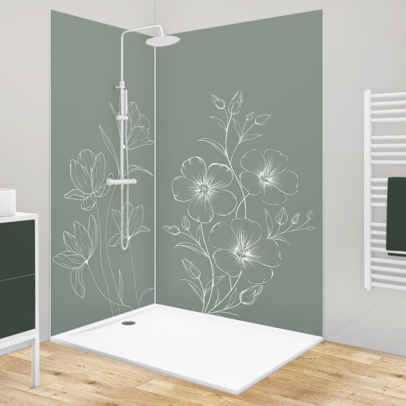 Système de panneau de douche Aluminium Noir | Leroy Merlin