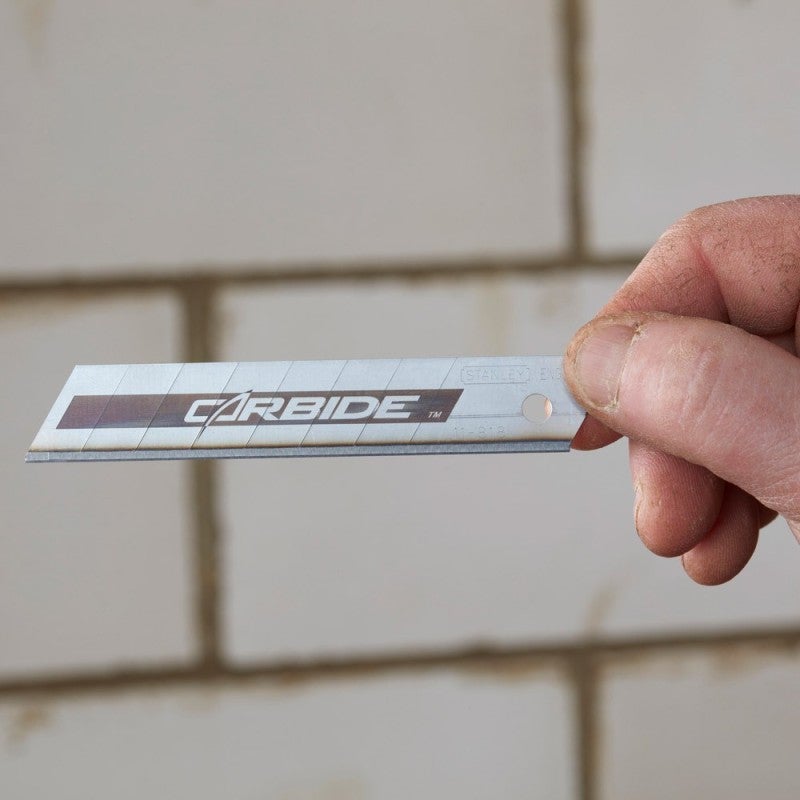 Lot de 5 lames de cutter carbure tungstene Fatmax STANLEY - 18mm - 6