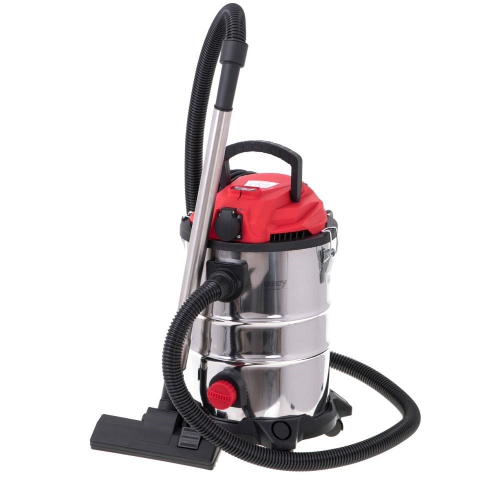 Aspirateur Eaux et Poussières, 25L, Fonction Soufflerie, Aspirateur à Cendres Camry Rouge / Acier inoxydable CR7045 3400 - 9