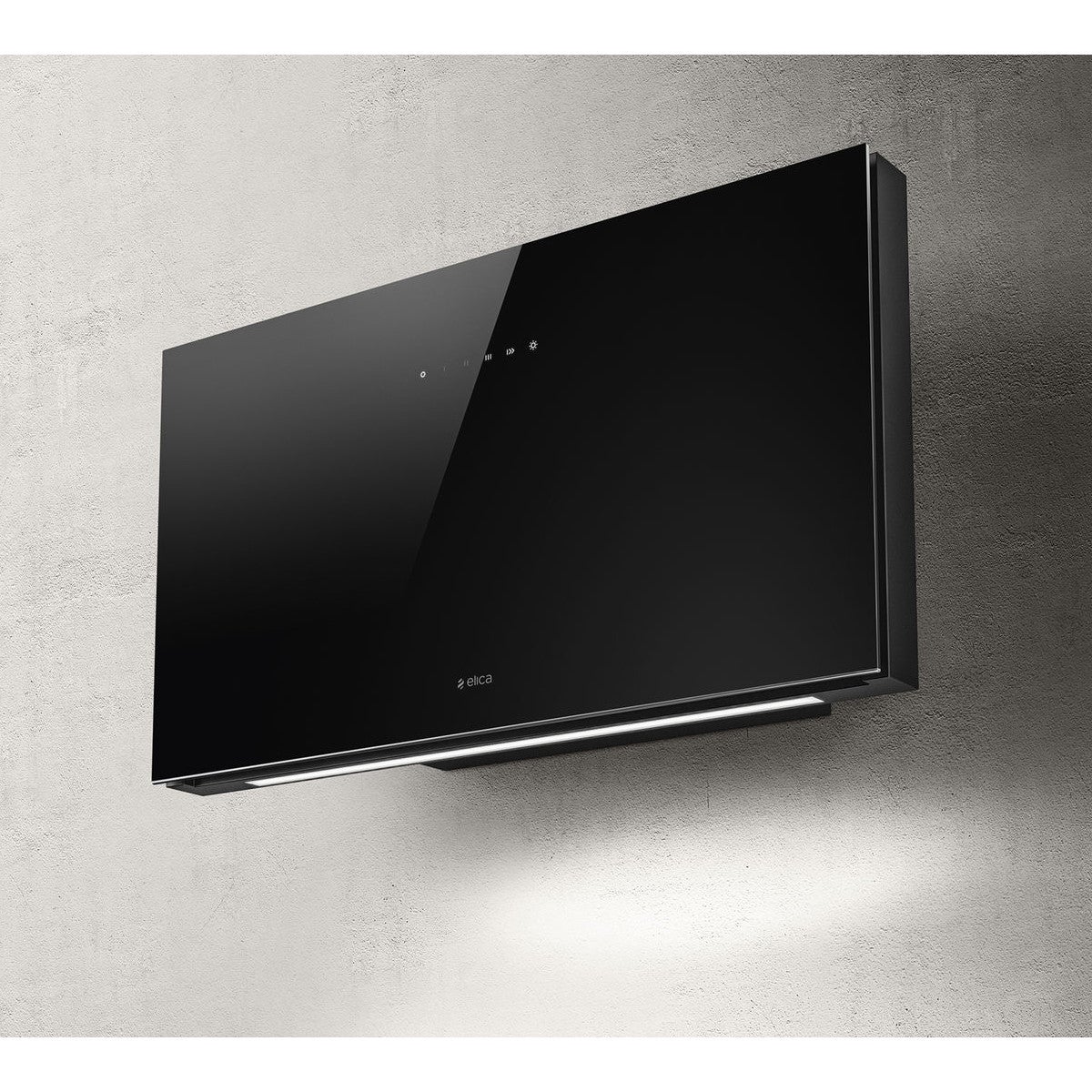 Elica Plat BL F 80 Cappa Aspirante A Parete Nero A 710 M h Leroy Merlin