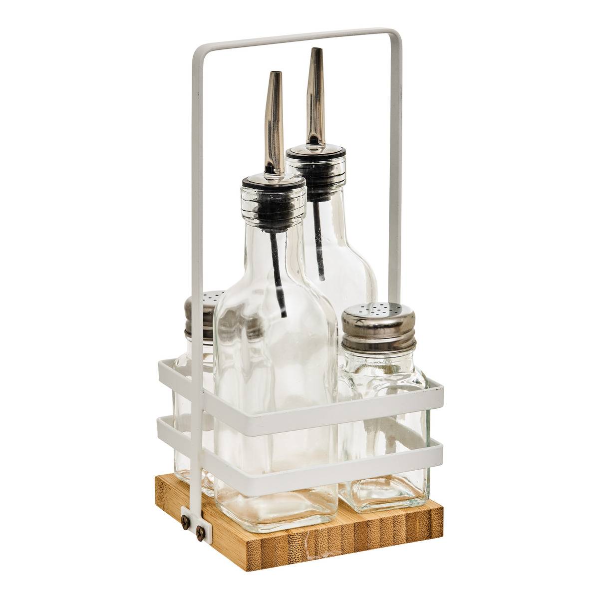 Set bouteille huile/vinaigre et condiments balm transparent - 5five ...