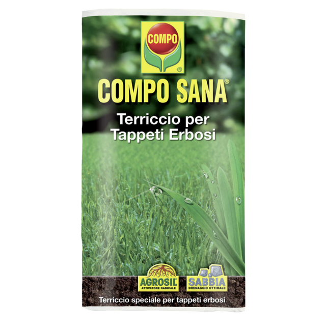 COMPO SANA TERRICCIO PER TAPPETI ERBOSI LITRI 50 - 5