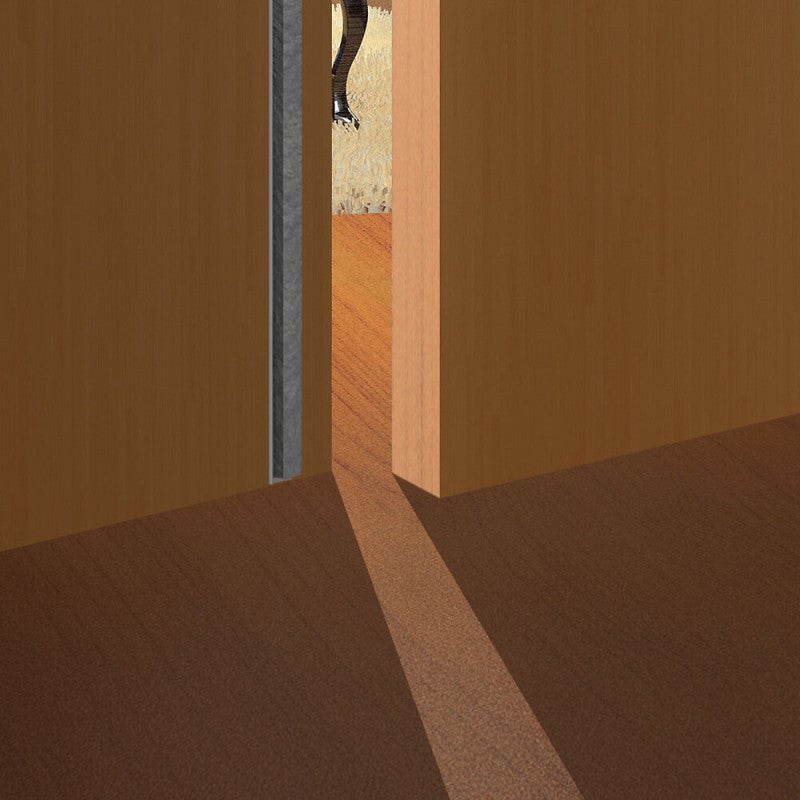 Joint brosse adhésif gris hauteur 16 mm, longueur 5,5 m, largeur 4,8 mm - 2