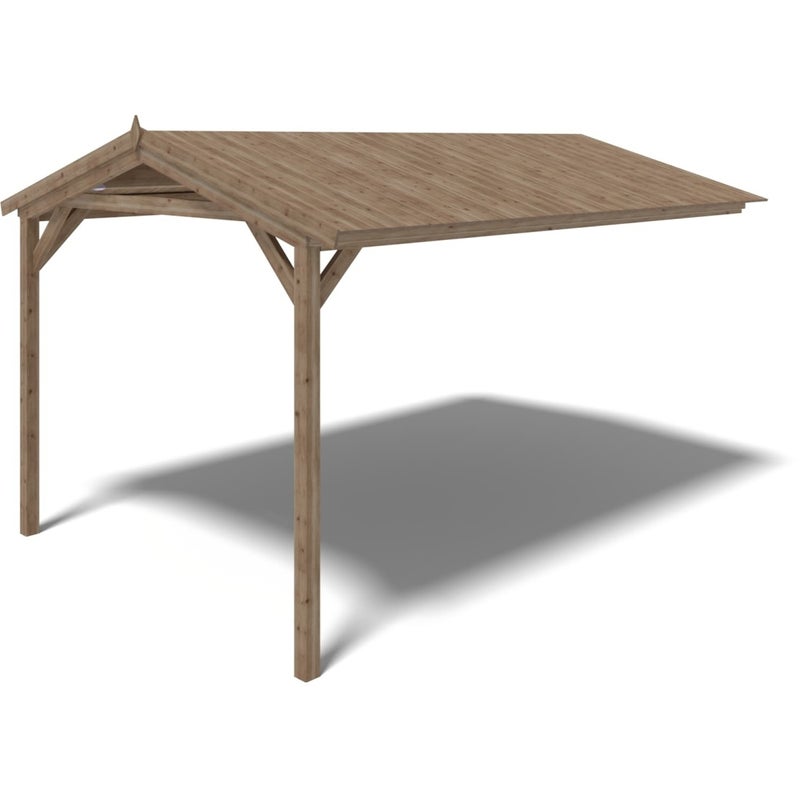 Zadaszenie werandy, tarasu domku ALTANKA 4x2,76 m, drewniane, impregnowane, DOS194, 1szt.