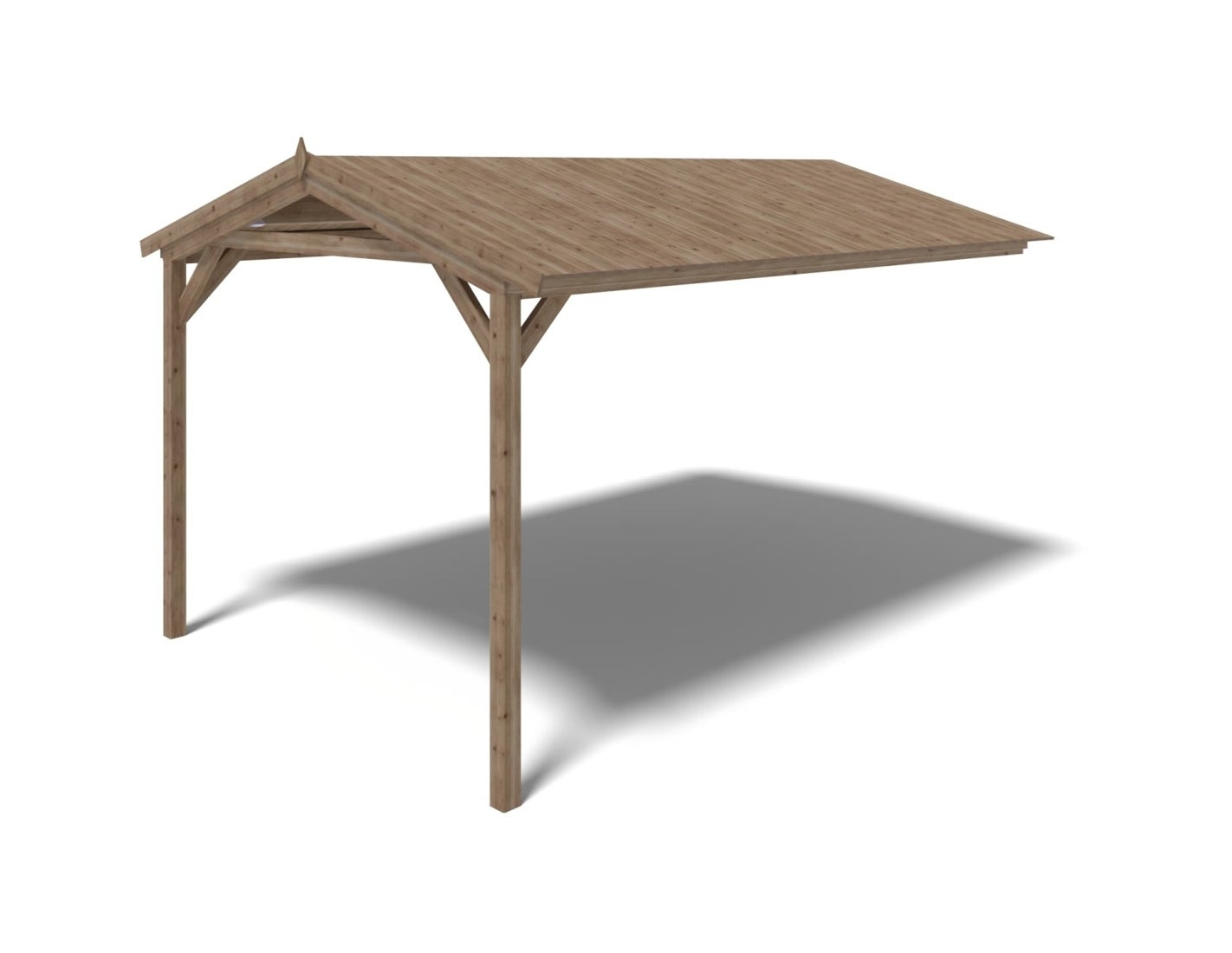 Zadaszenie werandy, tarasu domku ALTANKA 4x2,76 m, drewniane, impregnowane, DOS194, 1szt.