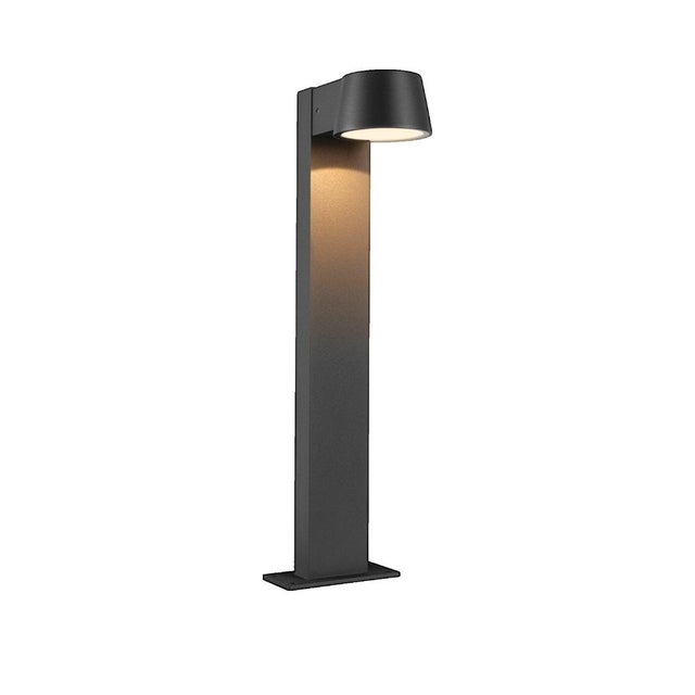 Borne lumineuse LED Capea favorable aux insectes IP44 500mm 2200K 6W 450lm 230V 98° Anthracite Aluminium