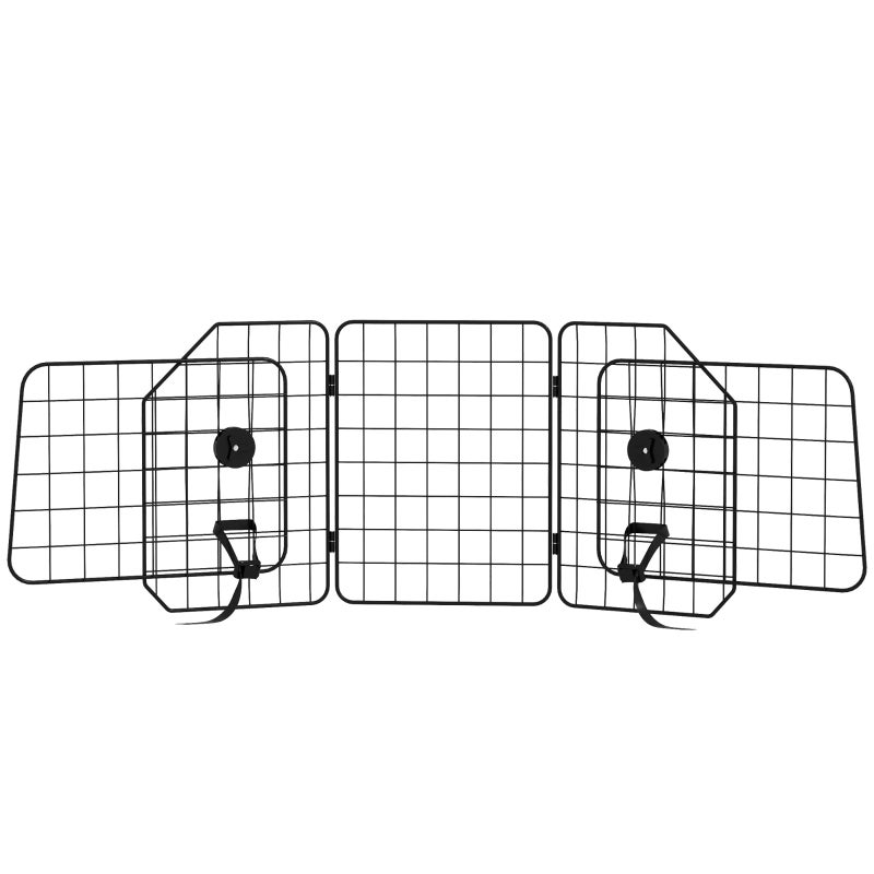Grille De Séparation Voiture Réglable Pour Chien Acier Noir - Chien Grille De Séparation Voiture Réglable Pour Chien Acier Noir - Chien