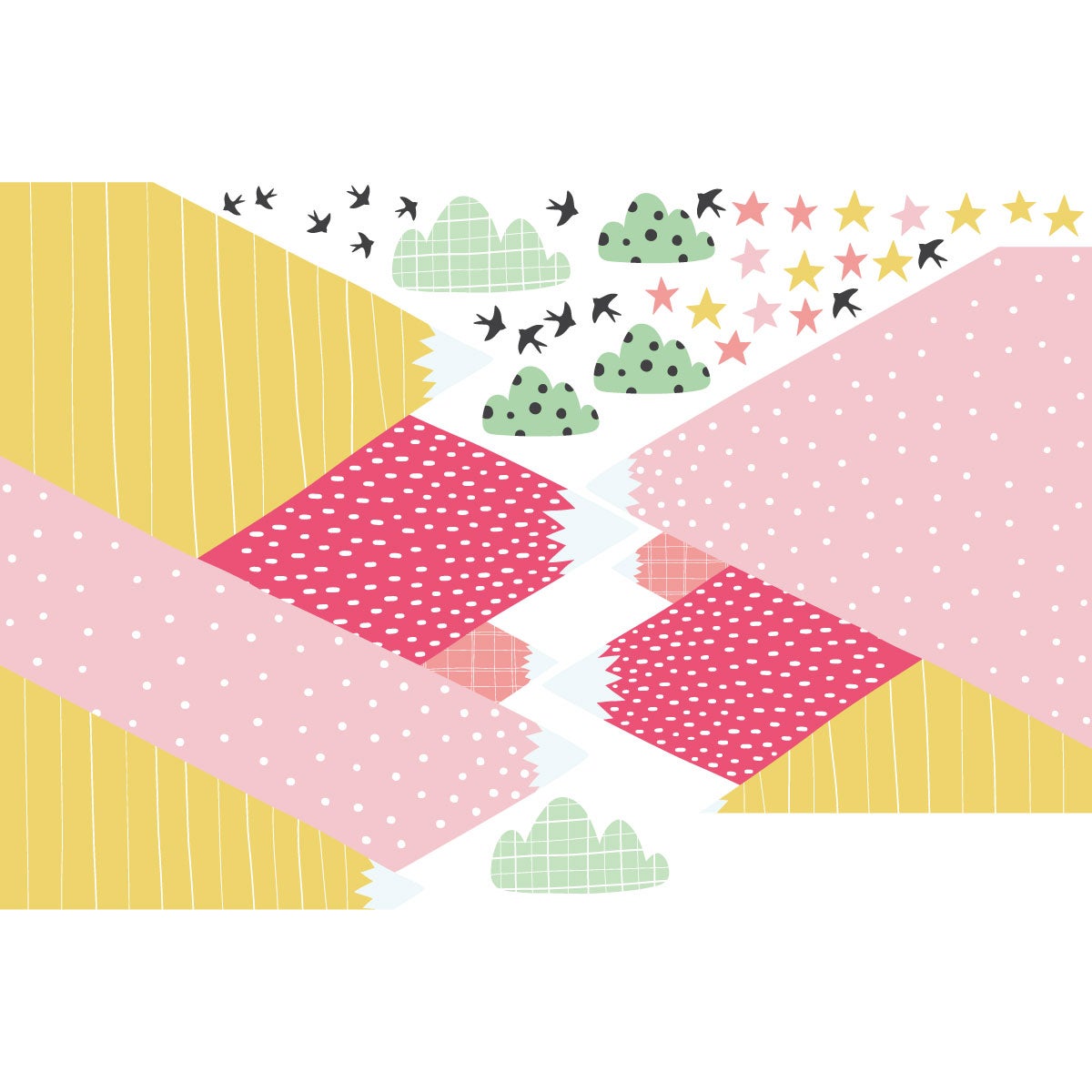 Adesivo bambino di montagna scandinavo cilka - Sticker adesivo - adesivi murali - 40x60cm - 4