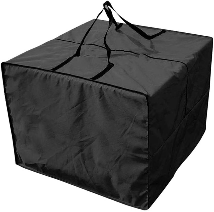 Torba do Przechowywania Poduszek Ogrodowych 210D – Wytrzymały Pokrowiec z Zamkiem Błyskawicznym i Uchwytami, Wymiary 81x81x61 cm