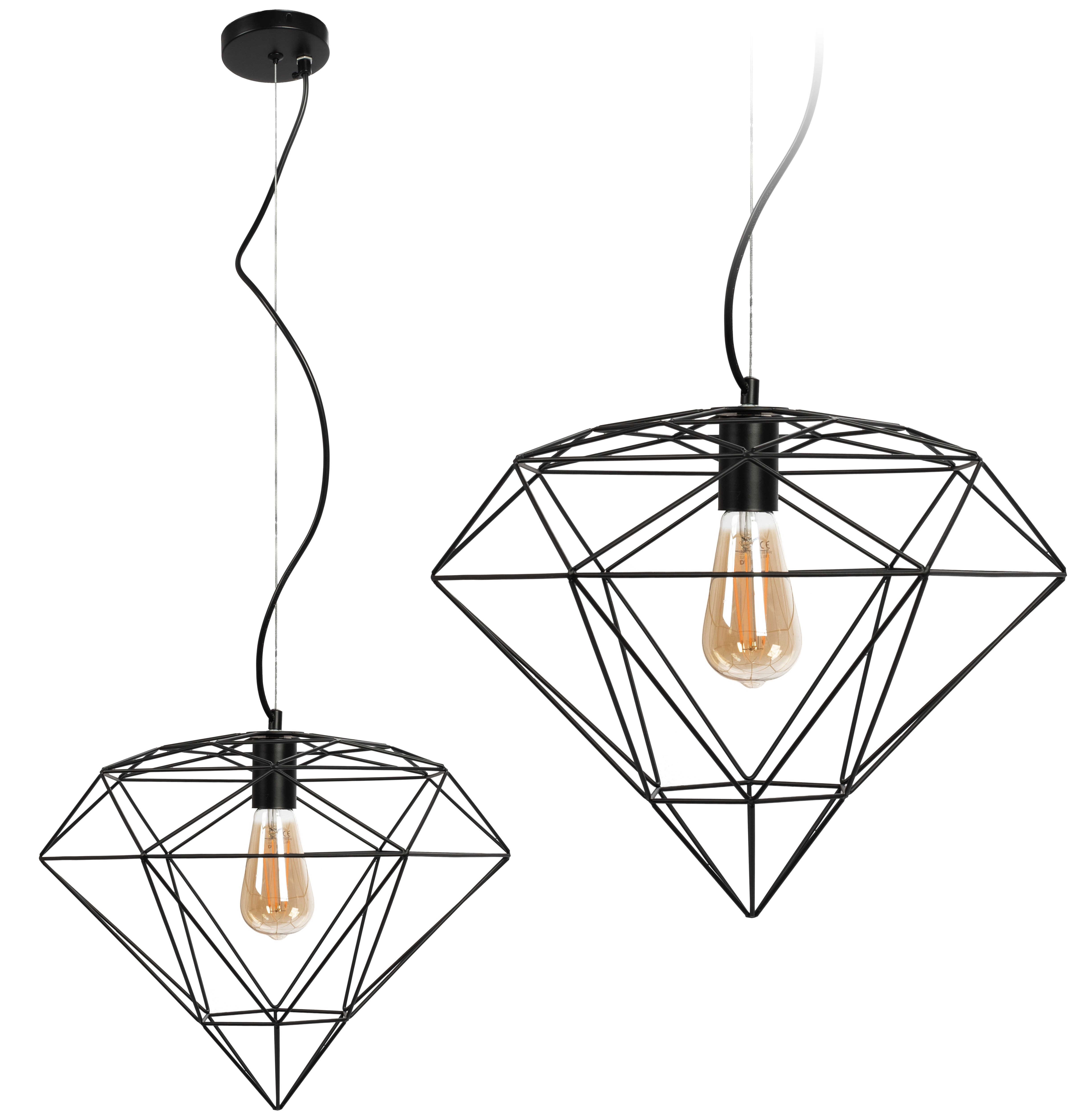 Lampa Sufitowa Wisząca Toolight App563-1Cp Czarny