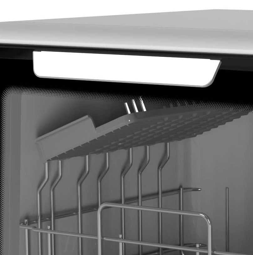 PremierTech PTLS2 Mini Lavastoviglie 2 coperti 6 programmi, libera installazione, Bianca - 4